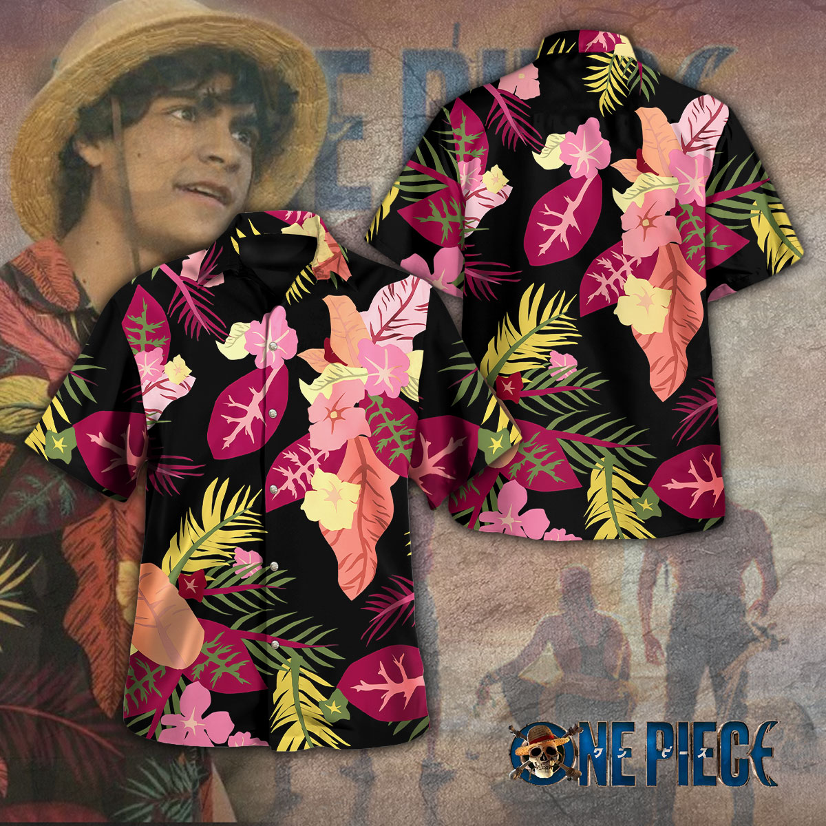One Piece Cartoon Hawaiian Shirt Gifts For Fans