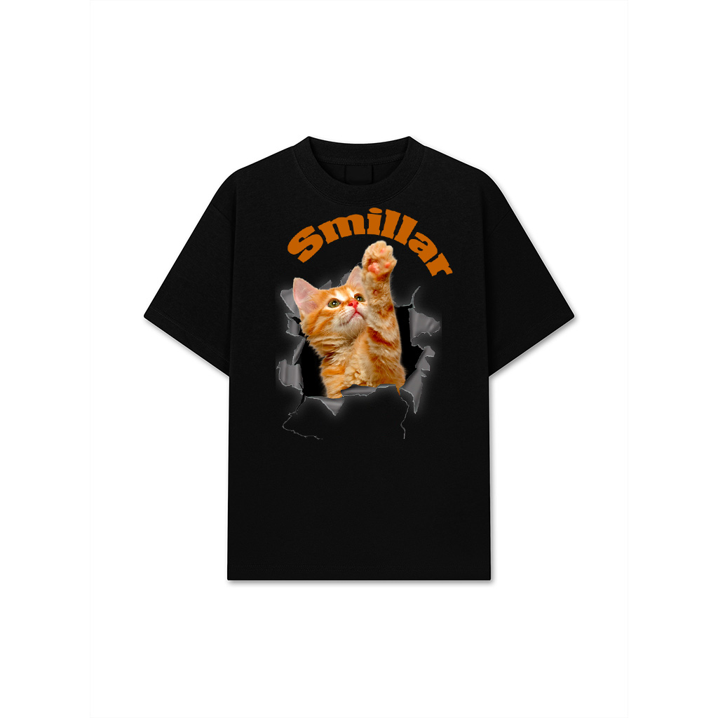 Orange Cat Torn Cloth Funny Gifts Cat Dad Cat Mom, Cat Lover T-Shirt