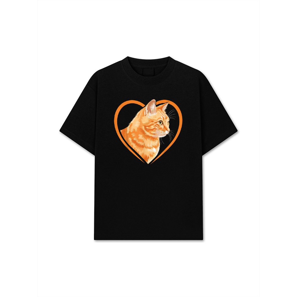 Orange Tabby Cat Orange Cat Men Women Kids T-Shirt