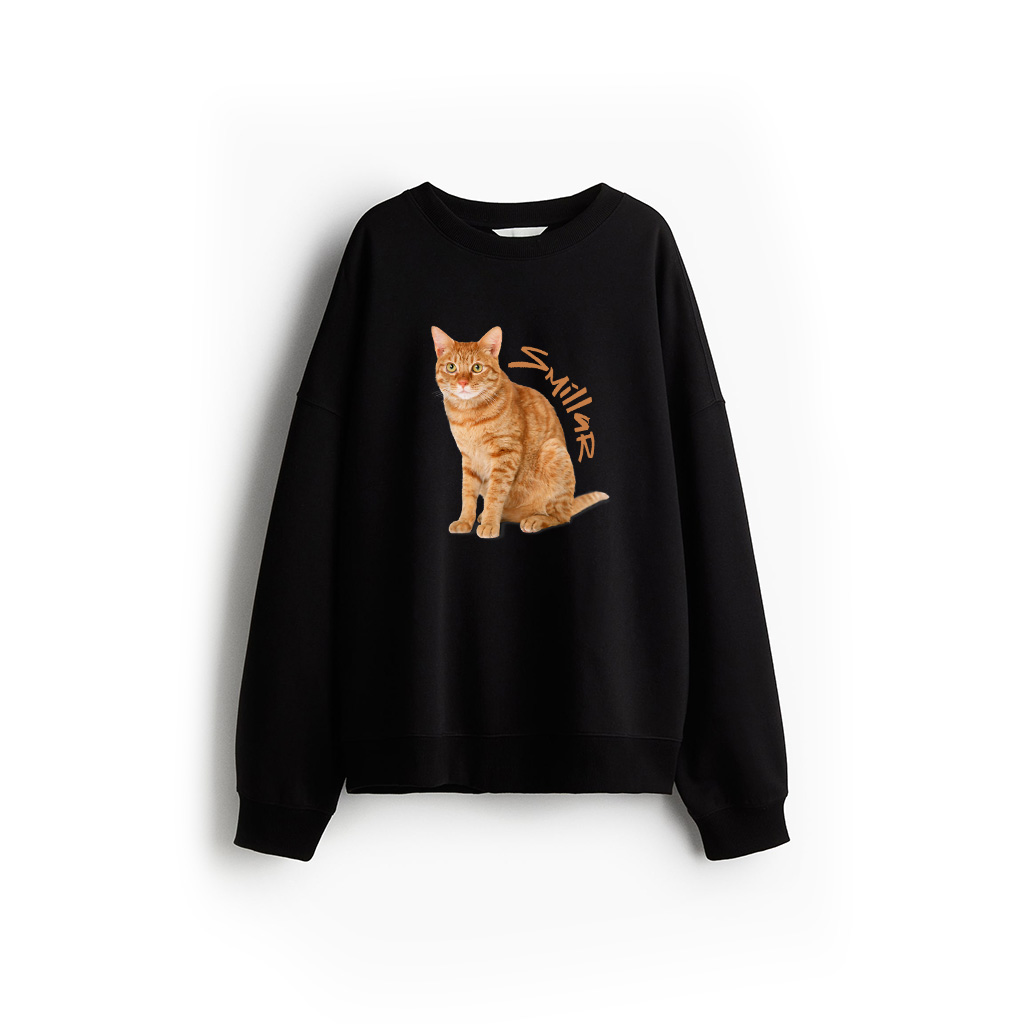 Orange Tabby Cat Sweatshirt Sweatshirt