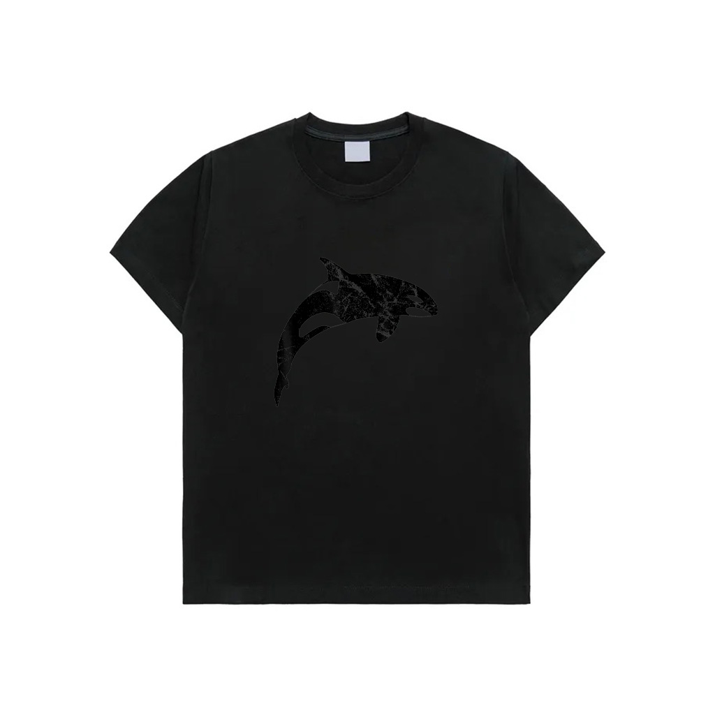 Orca Whale Vintage Distressed T-Shirt