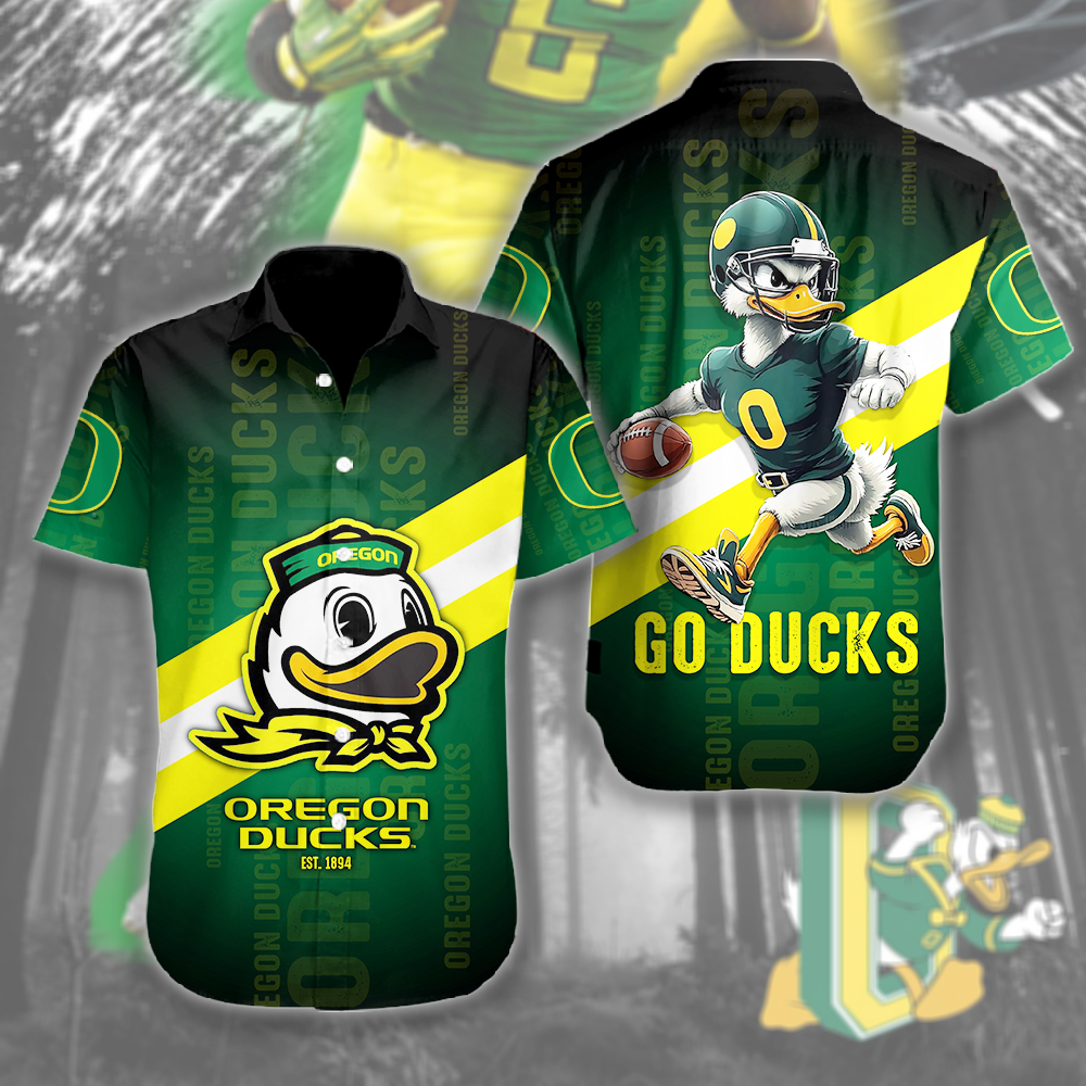 Oregon Ducks NCAA Hawaiian Shirt Gifts For Fans
