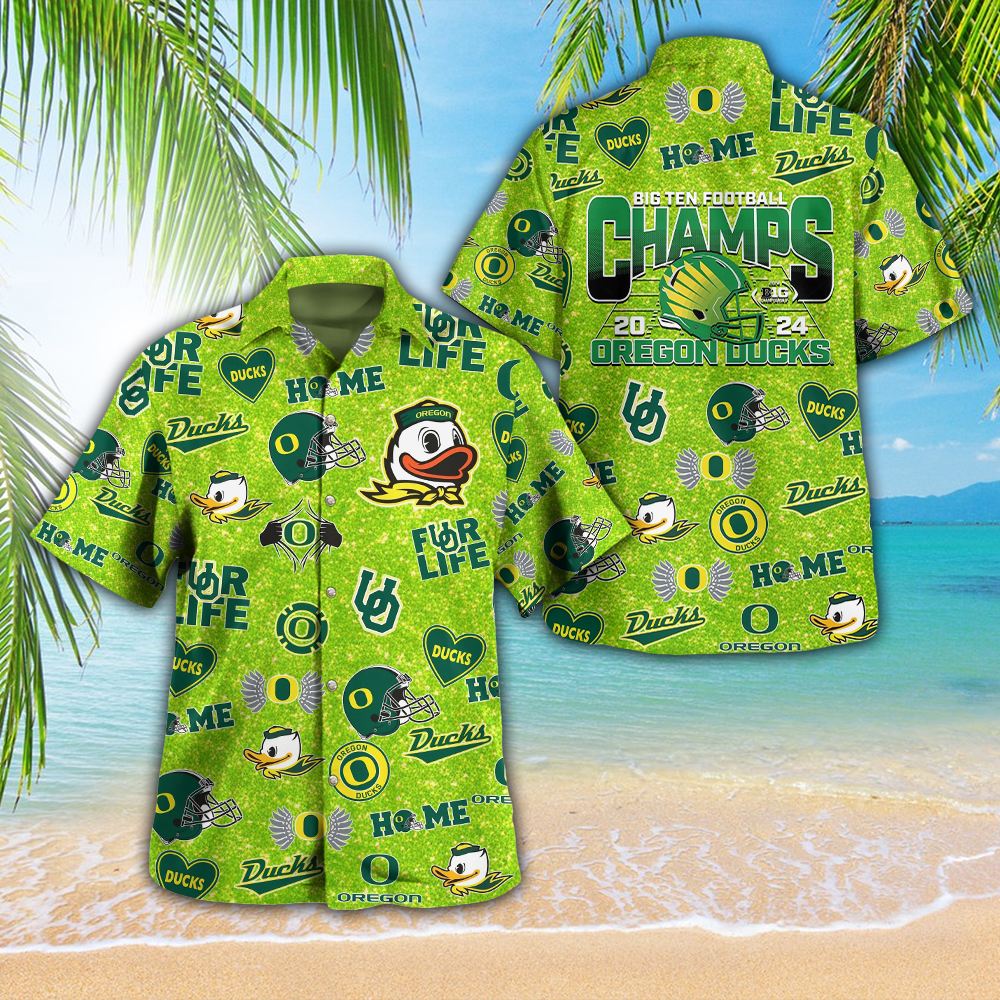 Oregon Ducks NCAA Hawaiian Shirt Gifts For Fans
