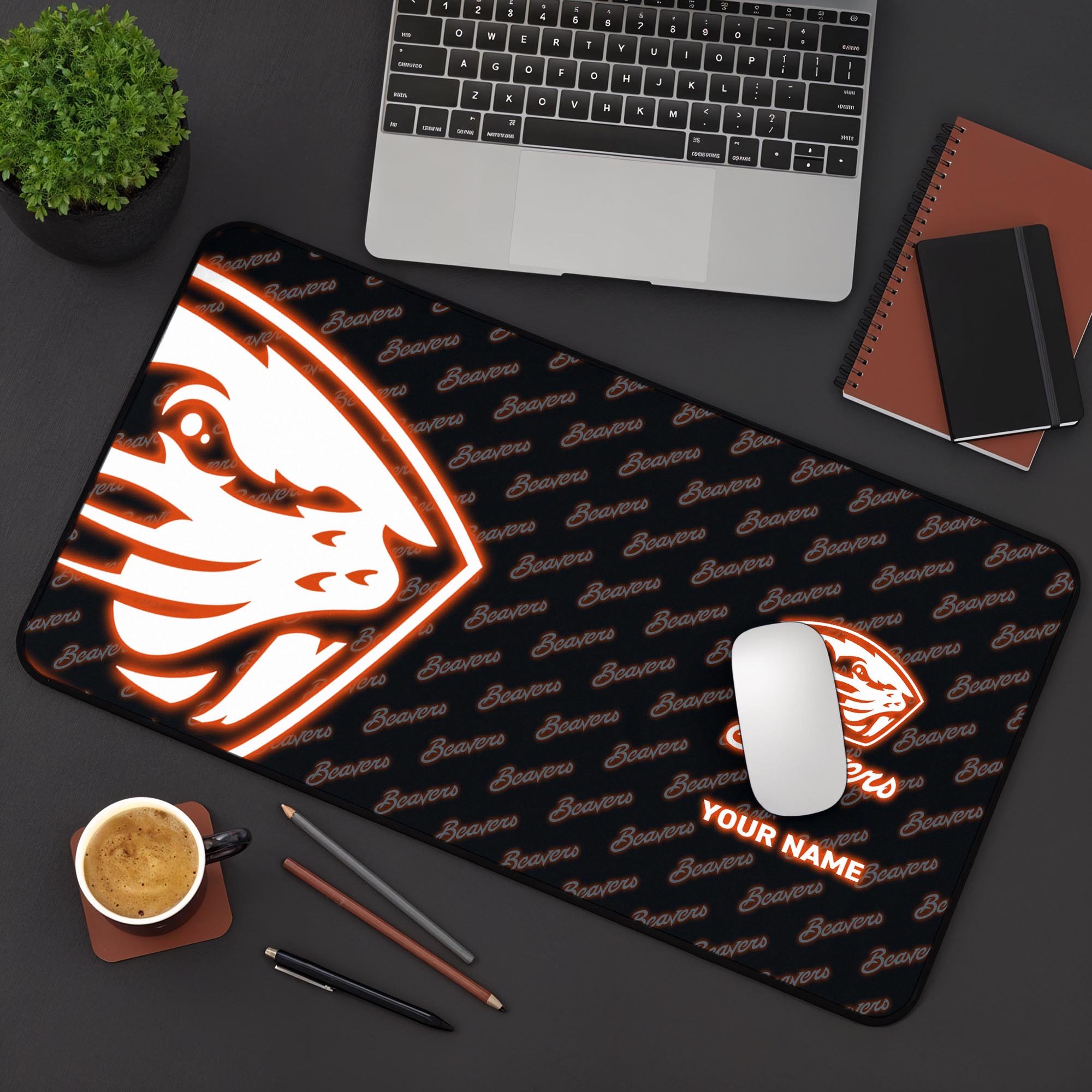Oregon State Beavers 2025 Version Mouse Pad Custom Printed, Sport Team Mouse Pad, Sport Gift For Fans