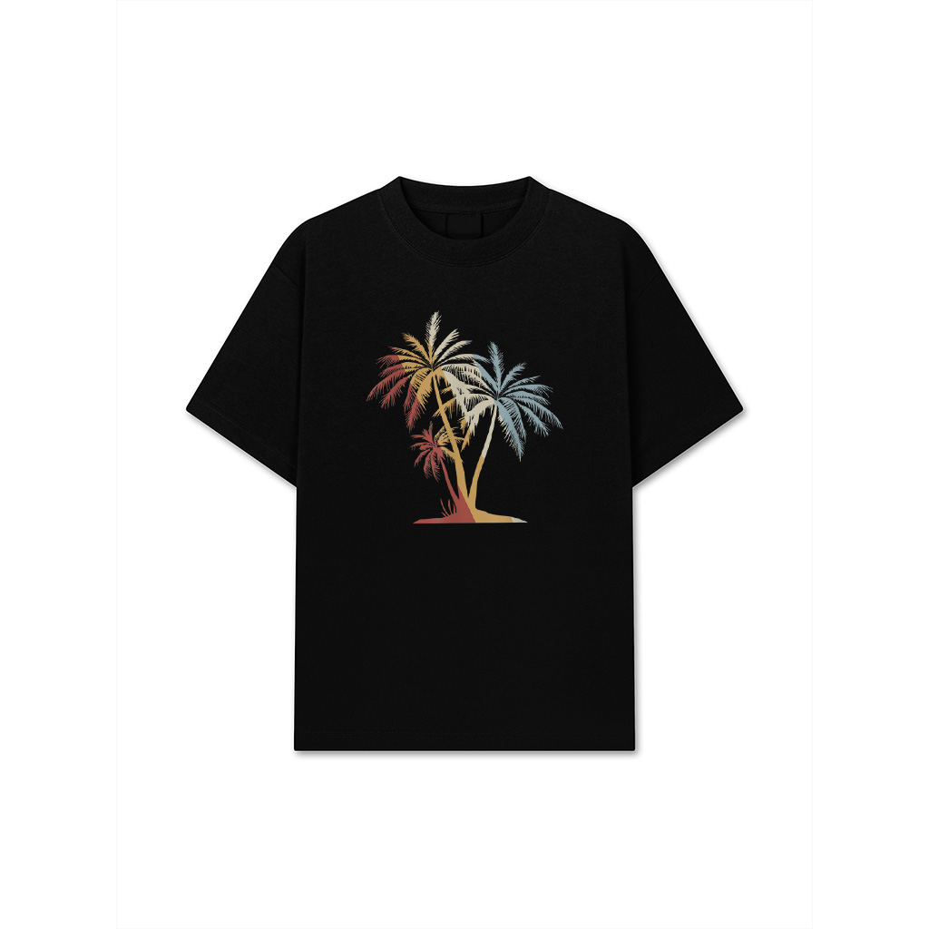 Palm Trees Retro Style Vintage T-Shirt