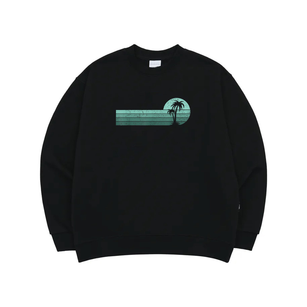 Palm Trees Simple Vacation Men Women Kids Sweatshirt