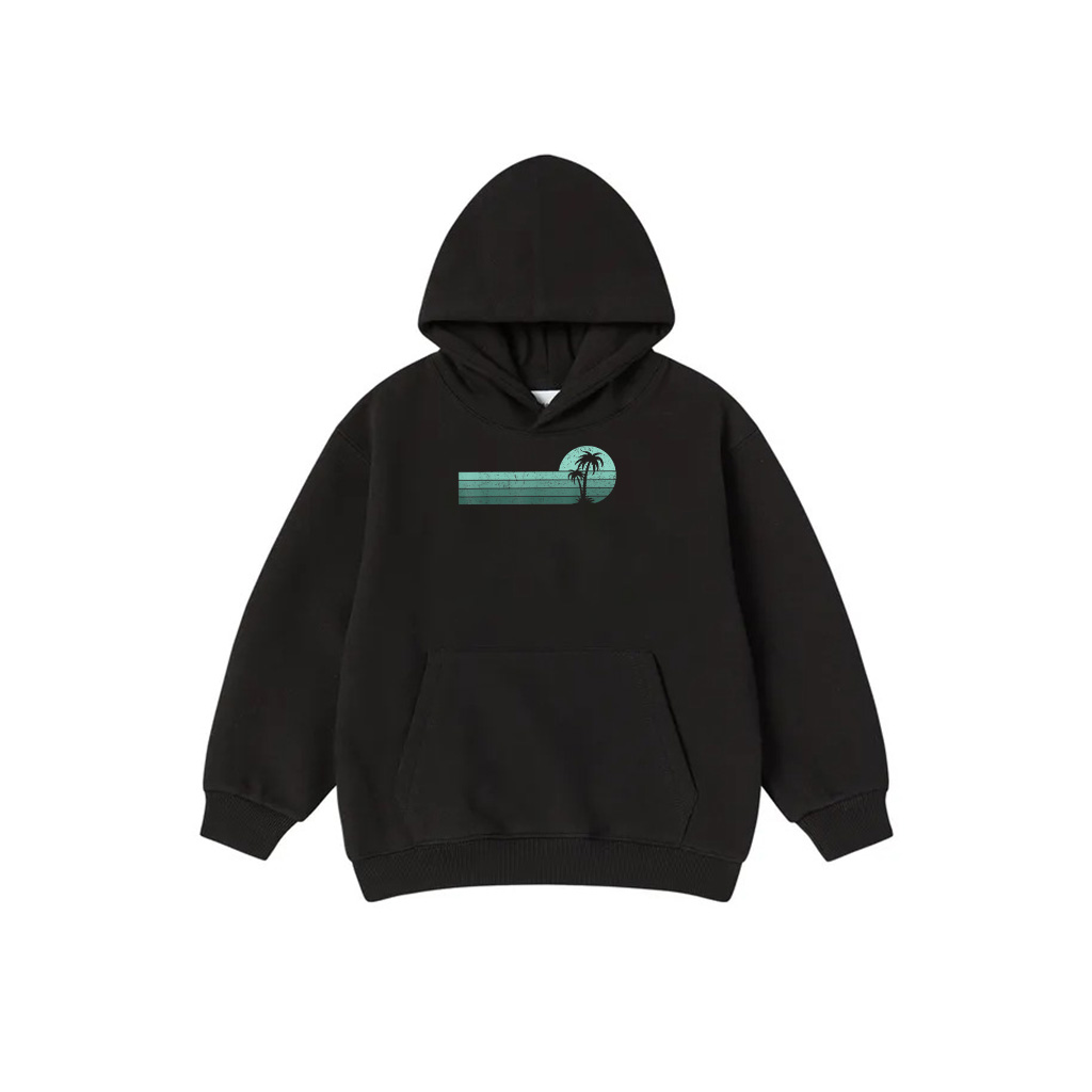 Palm Trees Simple Vacation Men Women Kids Hoodie