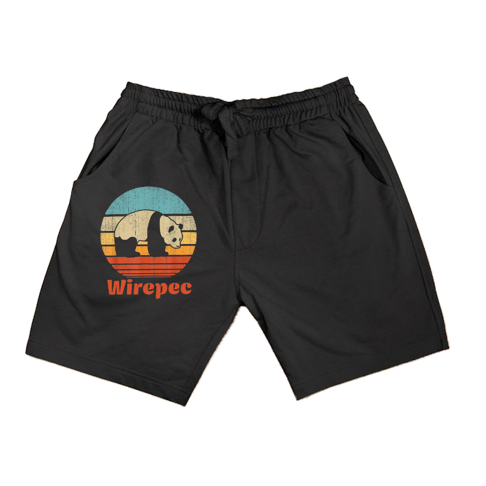 Panda Vintage 60S 70S Retro Gift Zoo Animal Bear Lover Shorts