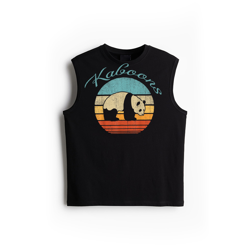 Panda Vintage 60S 70S Retro Gift Zoo Animal Bear Lover Women Tank Top