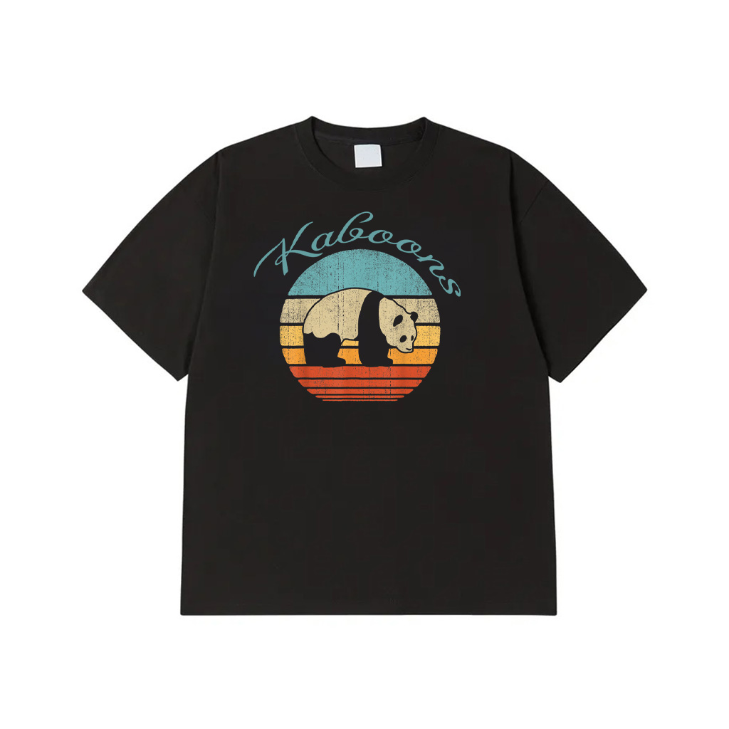 Panda Vintage 60S 70S Retro Gift Zoo Animal Bear Lover Women T-Shirt