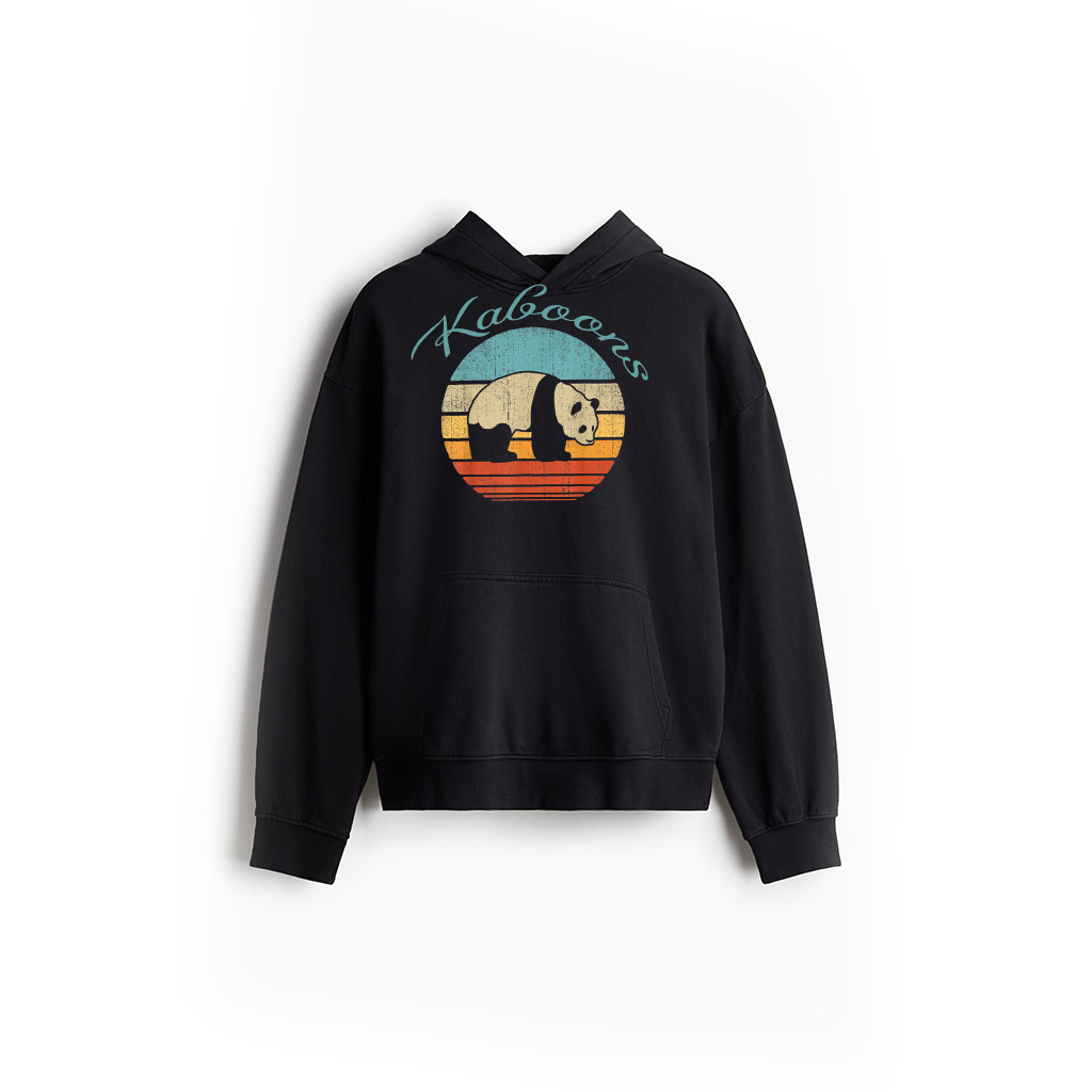 Panda Vintage 60S 70S Retro Gift Zoo Animal Bear Lover Women Hoodie