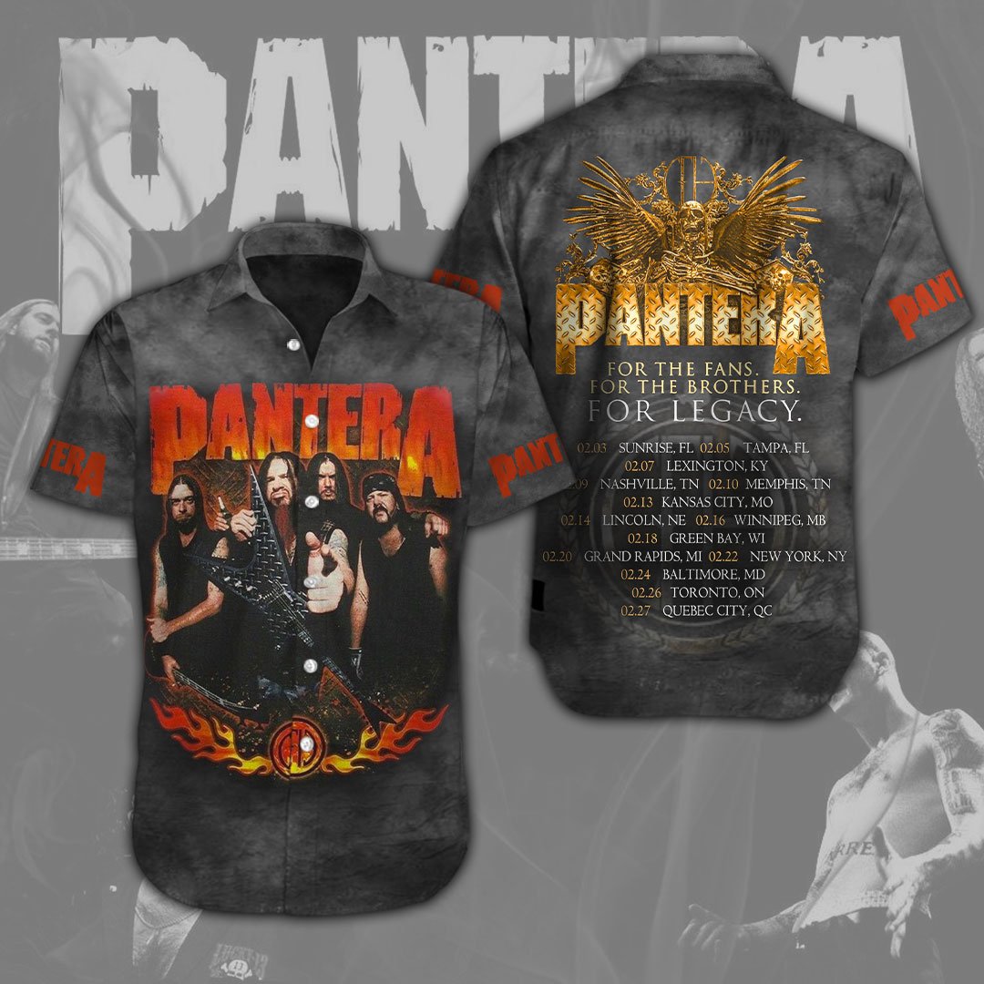 Pantera Music Hawaiian Shirt Gifts For Fans