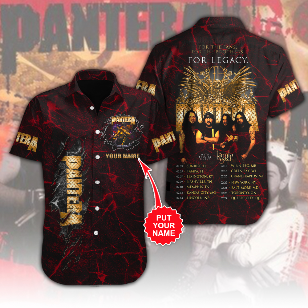 Pantera Music Hawaiian Shirt Gifts For Fans