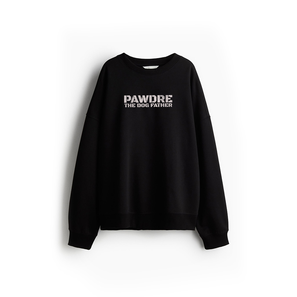 PAWDRE, The Dog Father, Dog Dad Christmas And Fathers Day Sweatshirt
