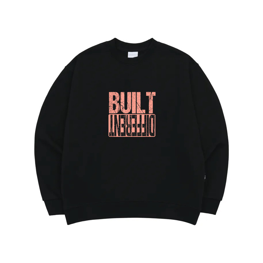 Peach Built Different Peach Graphic Sweatshirt
