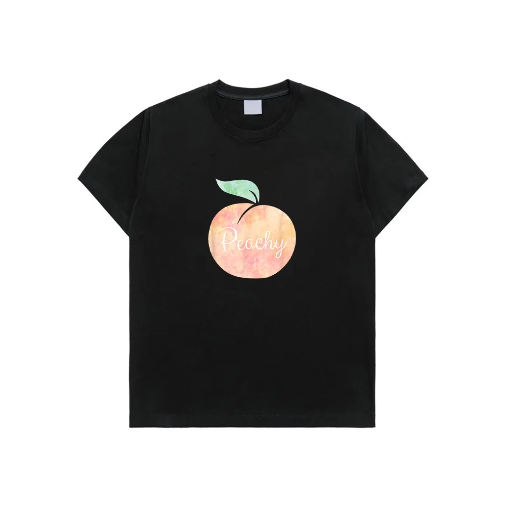Peachy Watercolor Peach T-Shirt Fashion Tee T-Shirt