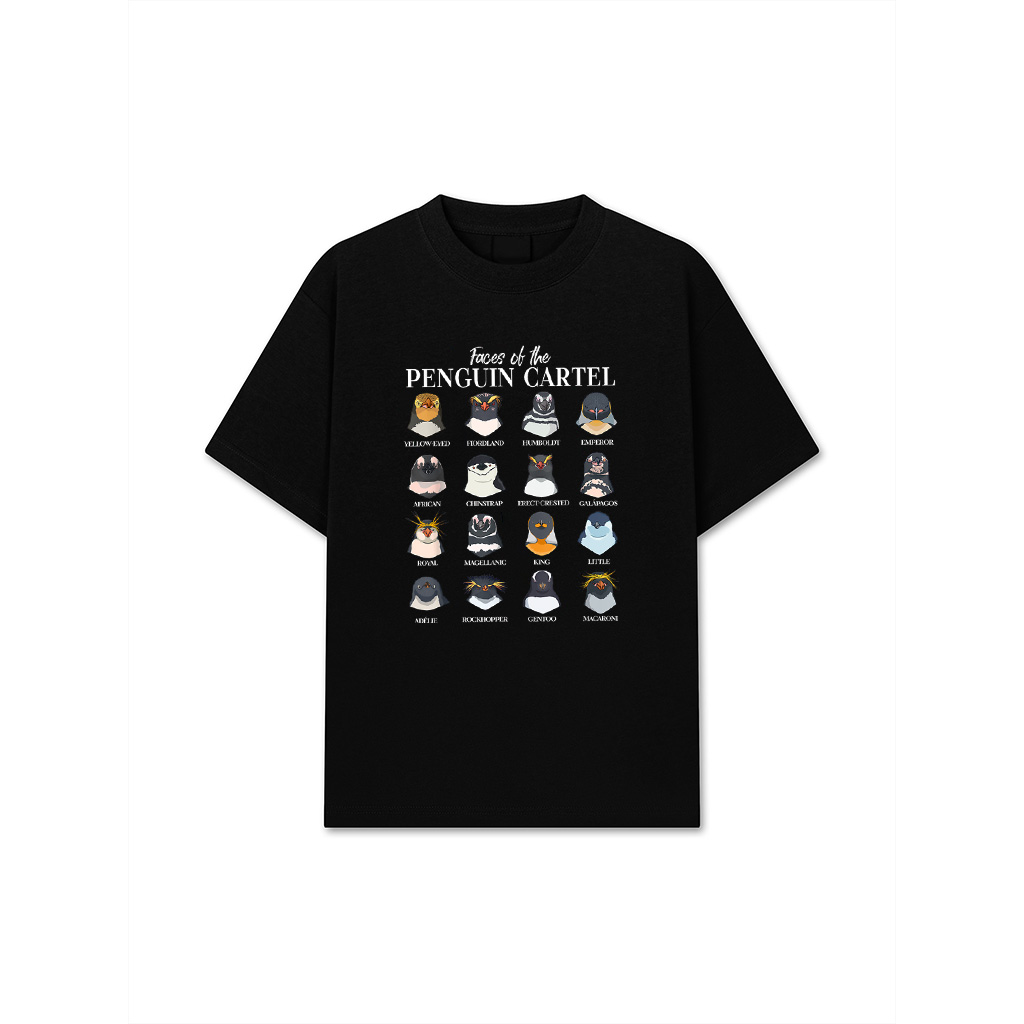 Penguin Cartel Types Of Penguins T-Shirt