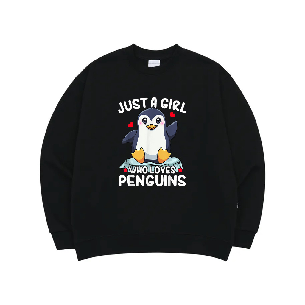 Penguin Just A Girl Who Loves Penguins Sweatshirt