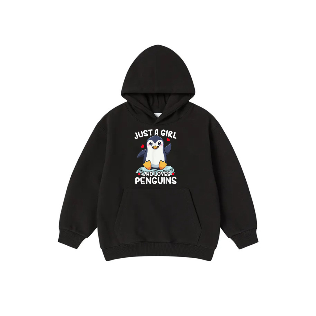 Penguin Just A Girl Who Loves Penguins Hoodie