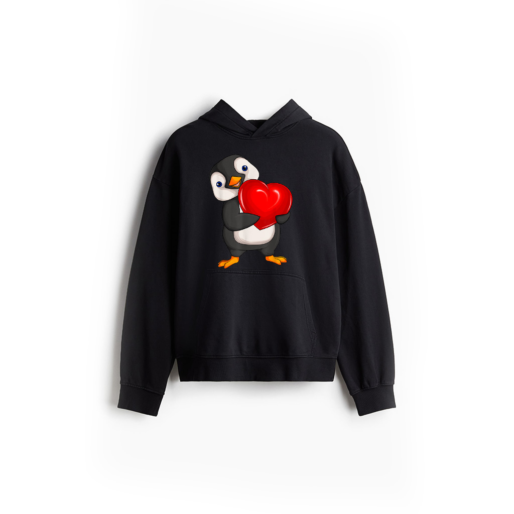 Penguin Lover Women, Girls, Kids Penguin Themed Hoodie