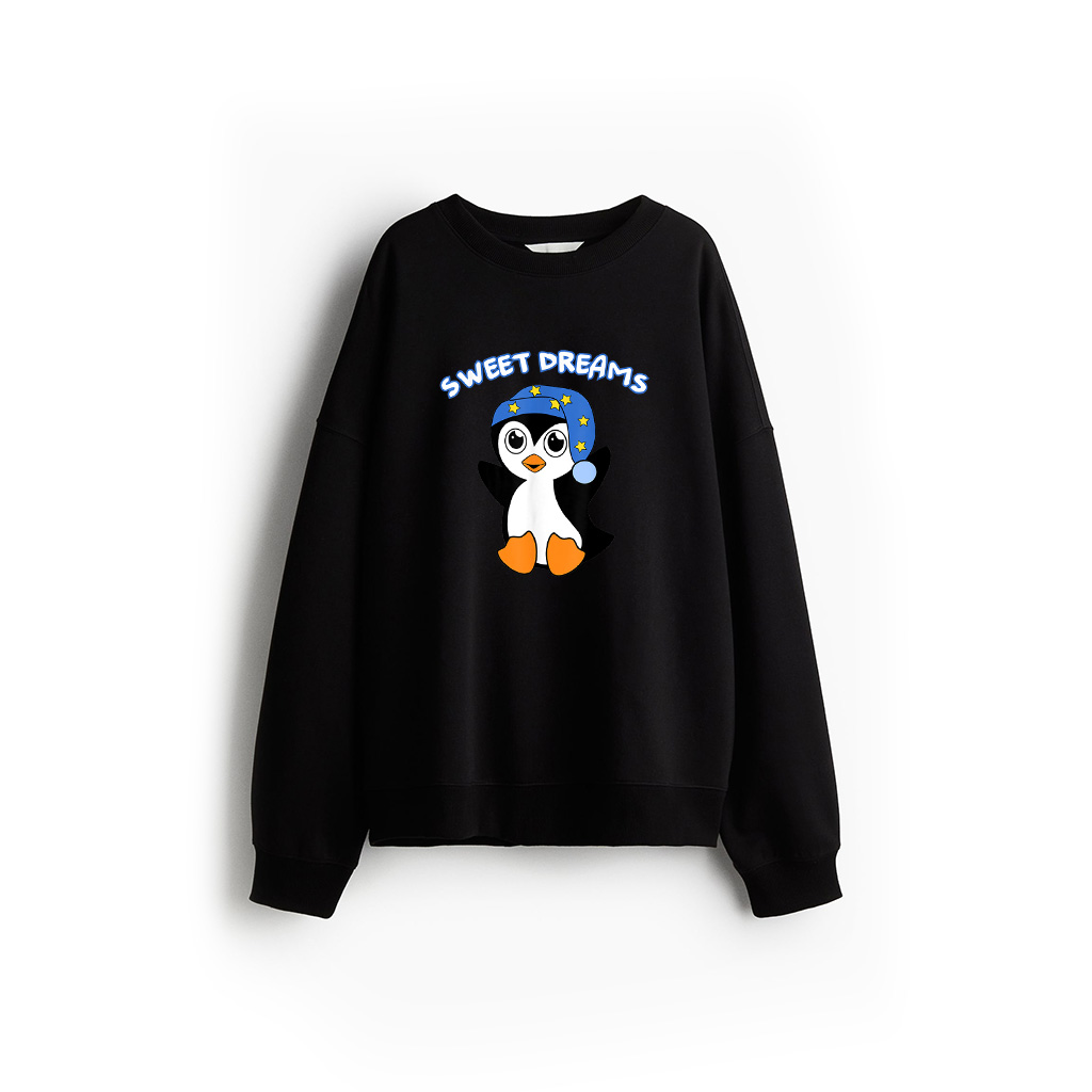 Penguin Shirt Pajama Cute Sleep For Bedtime Sweatshirt