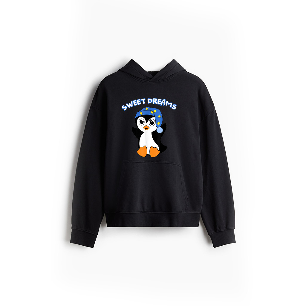 Penguin Shirt Pajama Cute Sleep For Bedtime Hoodie