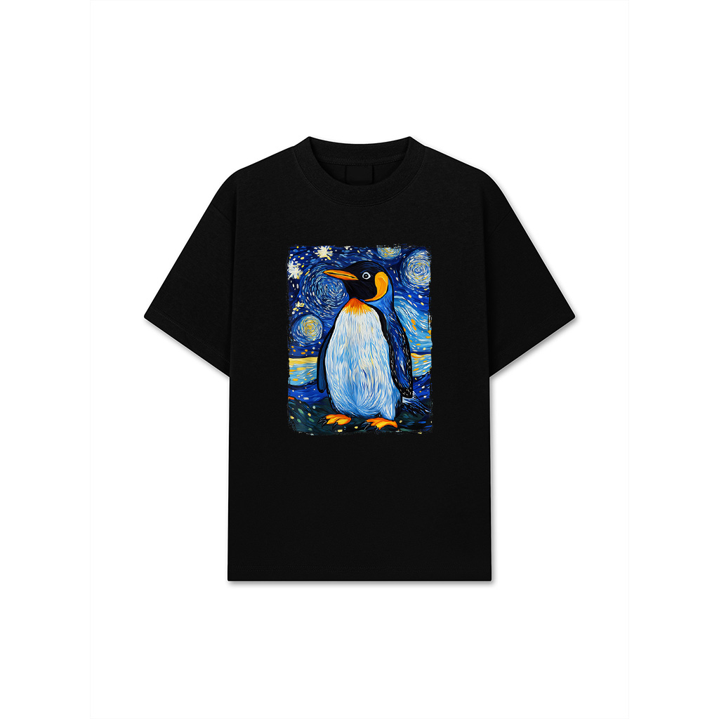 Penguin Starry Night T-Shirt