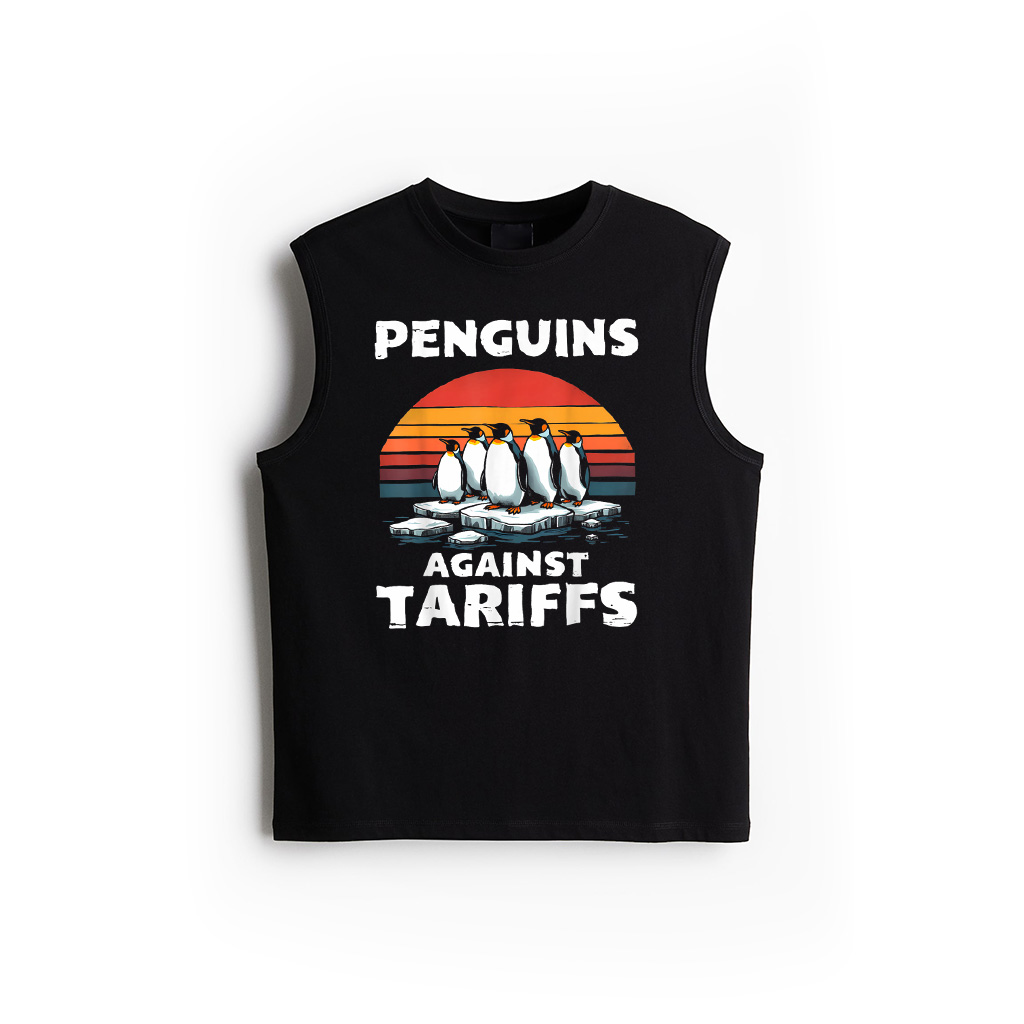Penguins Against Tariffs Tank Top