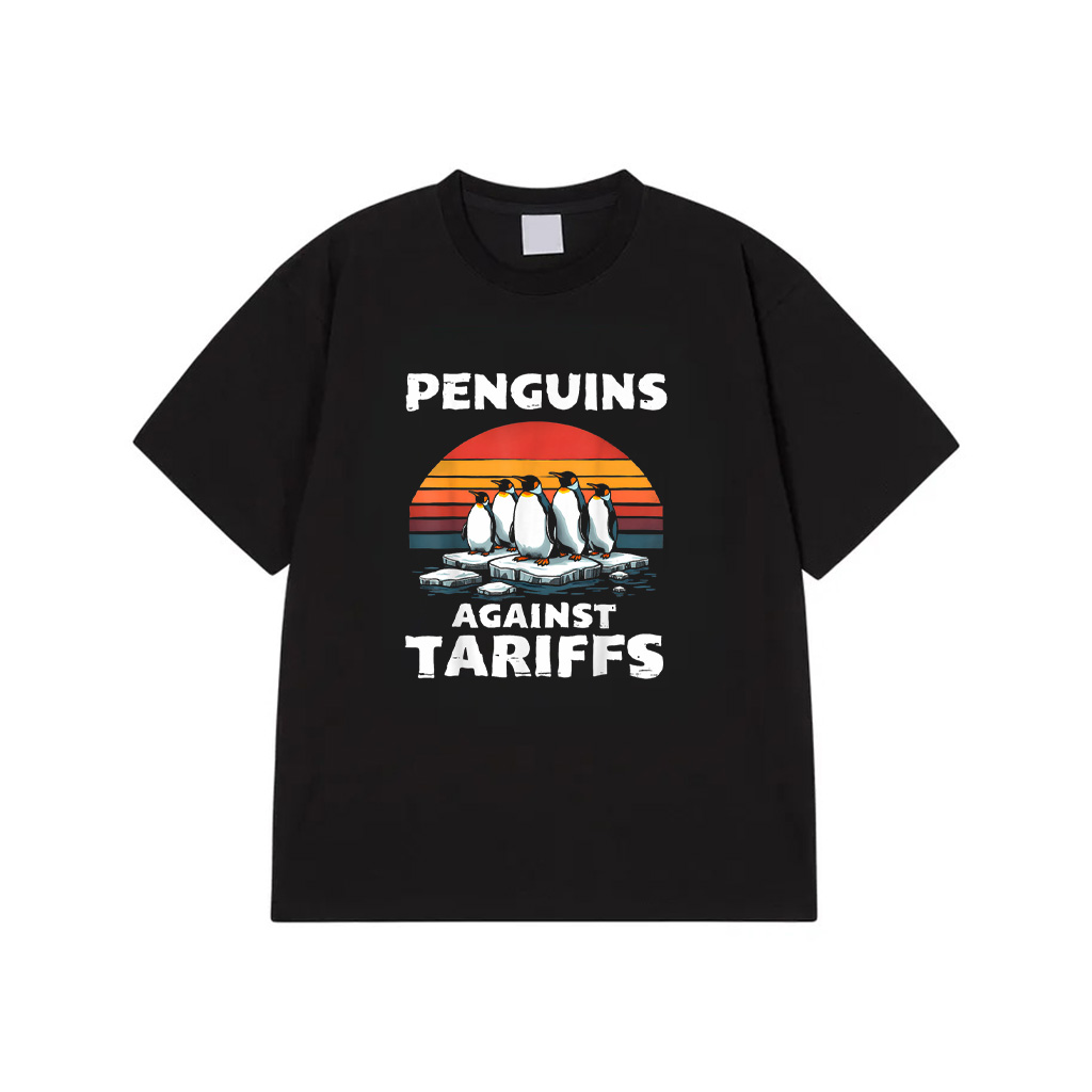 Penguins Against Tariffs T-Shirt