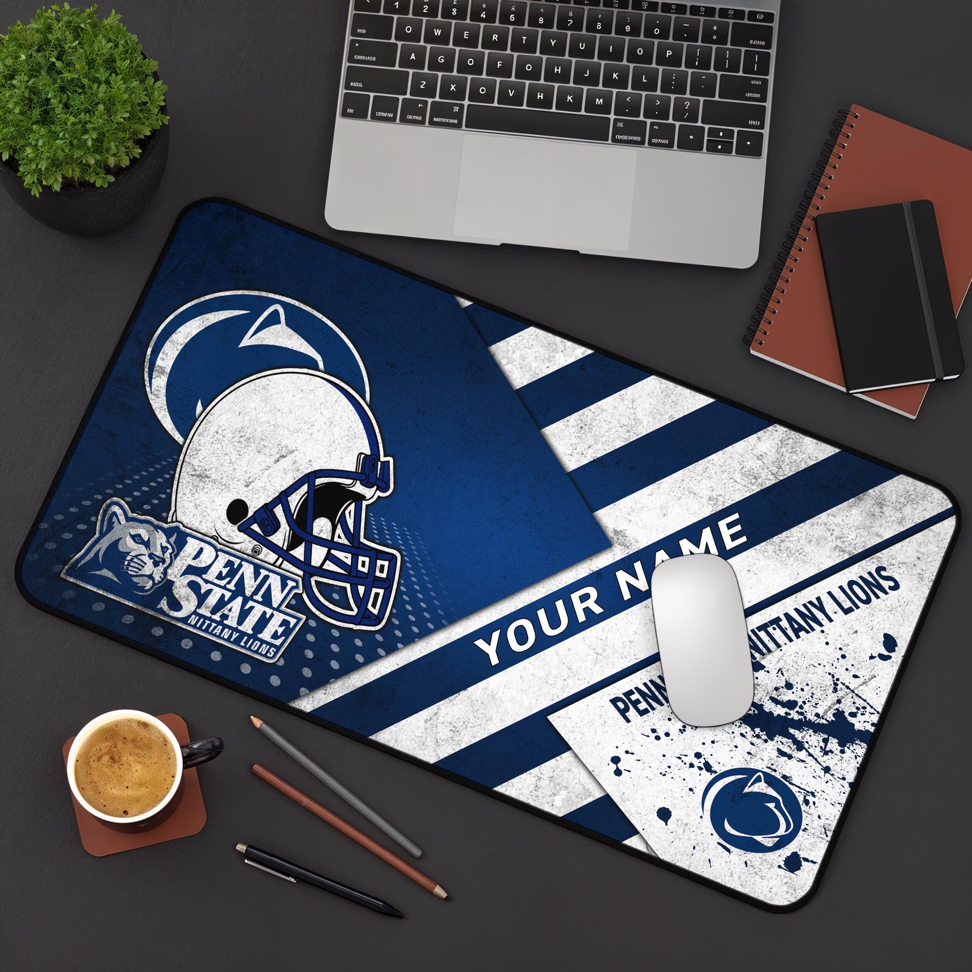 Penn State Nittany Lions 2025 Version Mouse Pad Custom Printed, Sport Team Mouse Pad, Sport Gift For Fans