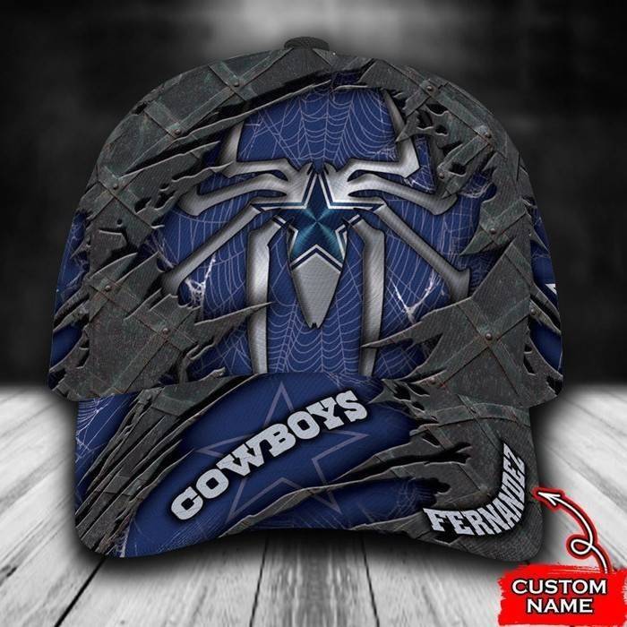 Personalized Dallas Cowboys Spider Man 3D Classic Baseball Cap PH175