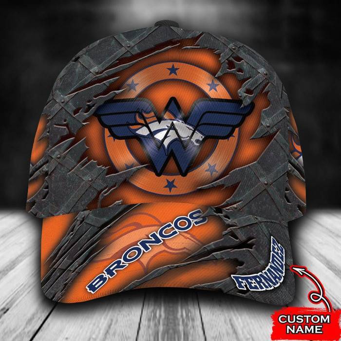 Personalized Denver Broncos Wonder Woman 3D Classic Baseball Cap PH279
