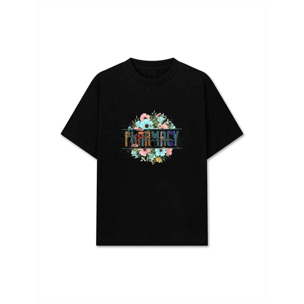Pharmacy Tech Technician Pharmacist Flower Floral Cpht HD0 T-Shirt