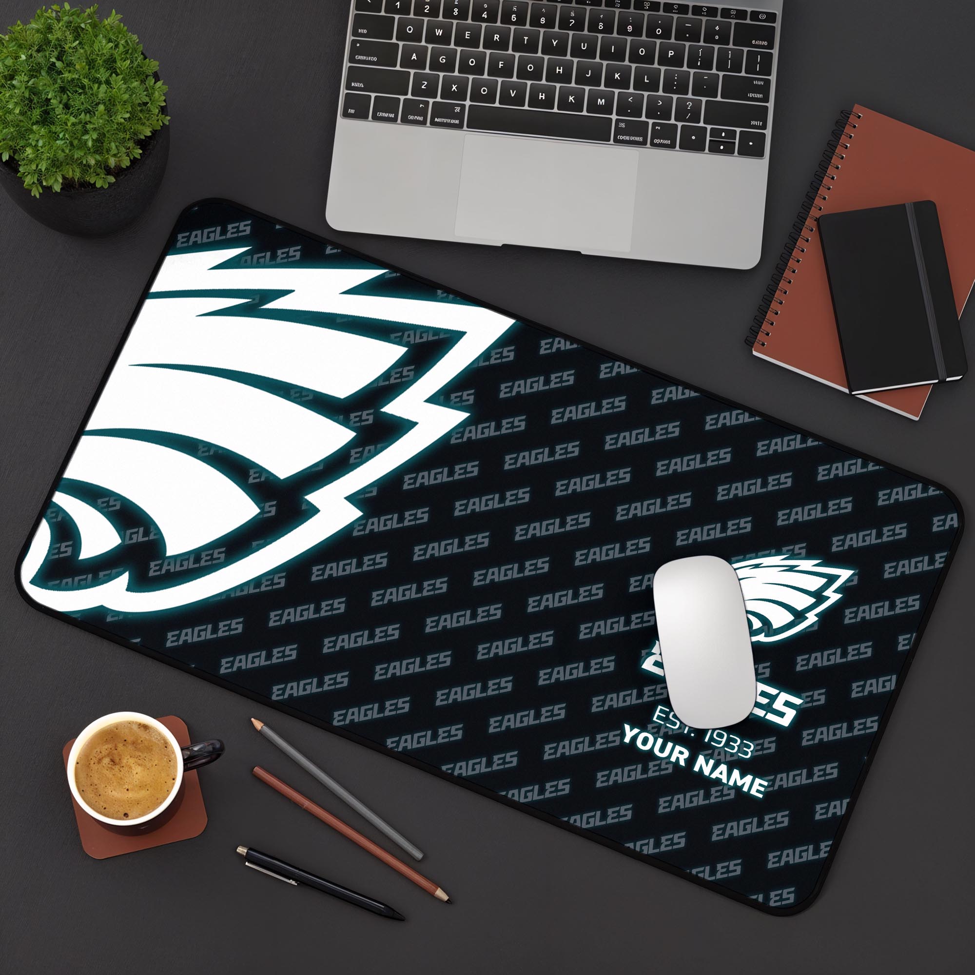 Philadelphia Eagles 2025 Version Mouse Pad Custom Printed, Sport Team Mouse Pad, Sport Gift For Fans