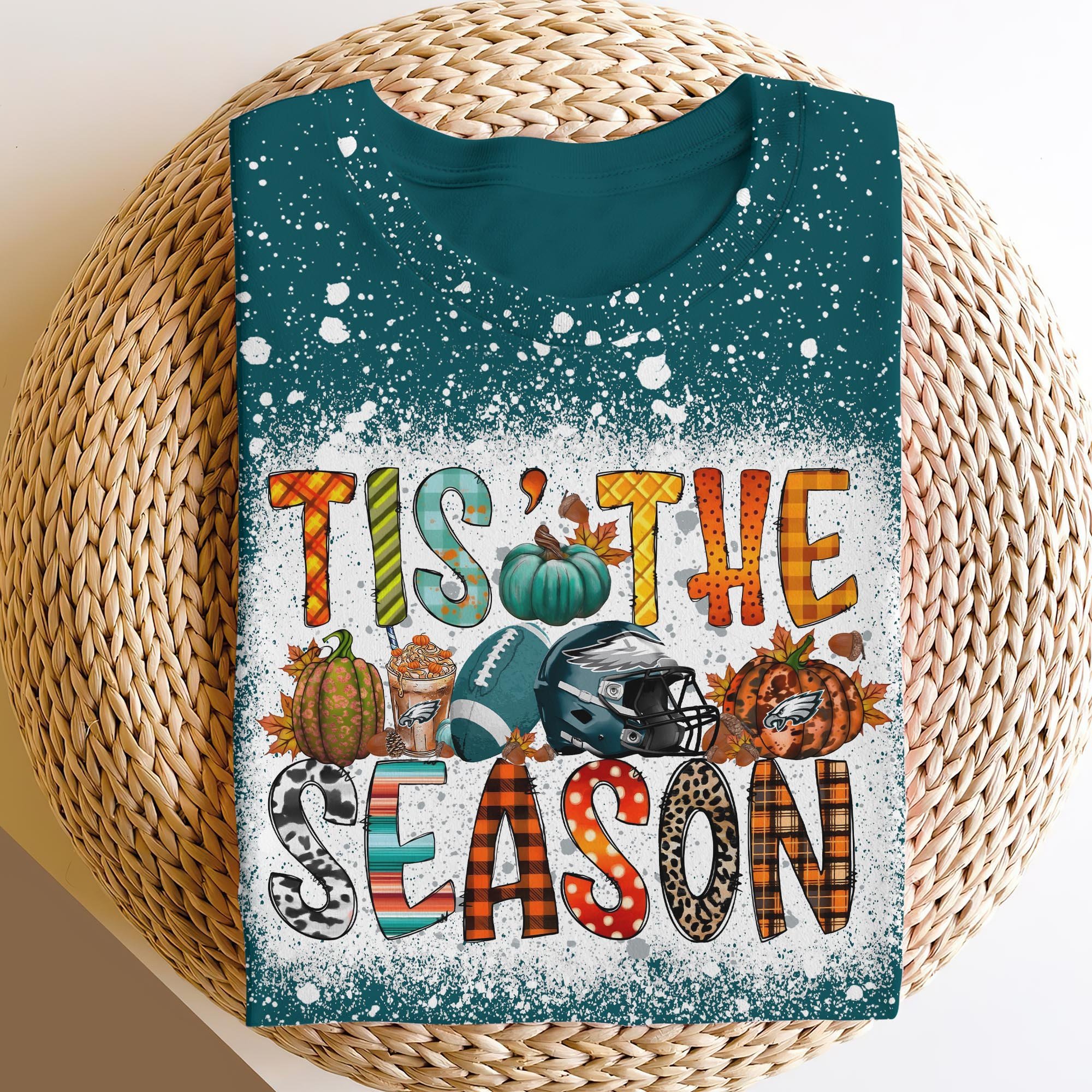 Philadelphia Eagles 3D Shirts, Tis The Season Shirts, Sport Shirts For Fan