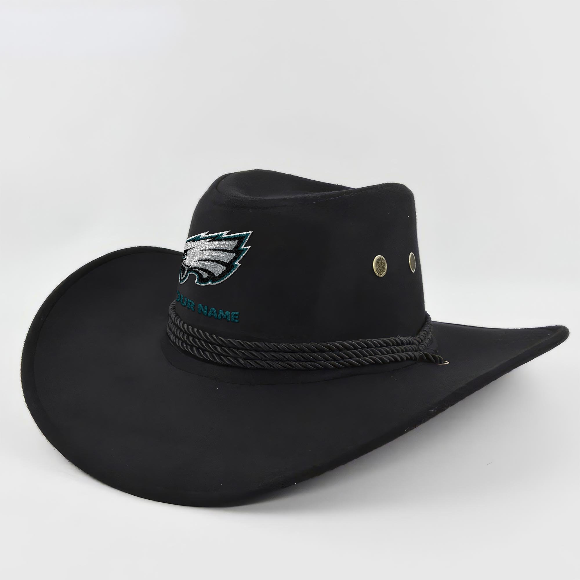 Philadelphia Eagles Cowboy Hat Custom Your Name, Gifts For Fan