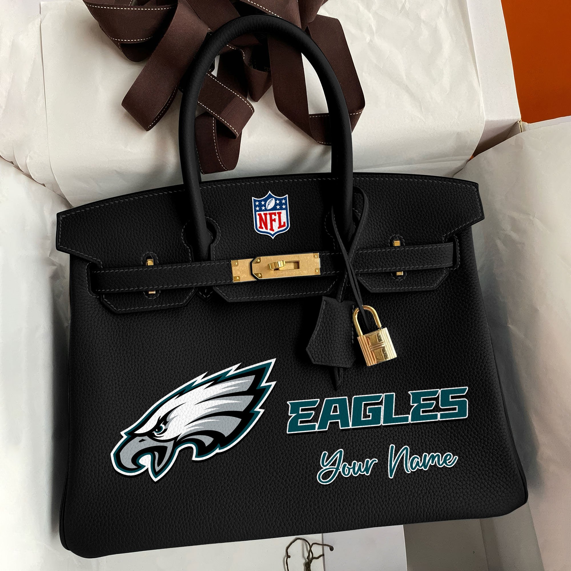 Philadelphia Eagles Deluxe Handbag For Women Custom Your Name 2025 Versions, Sport Deluxe Handbag