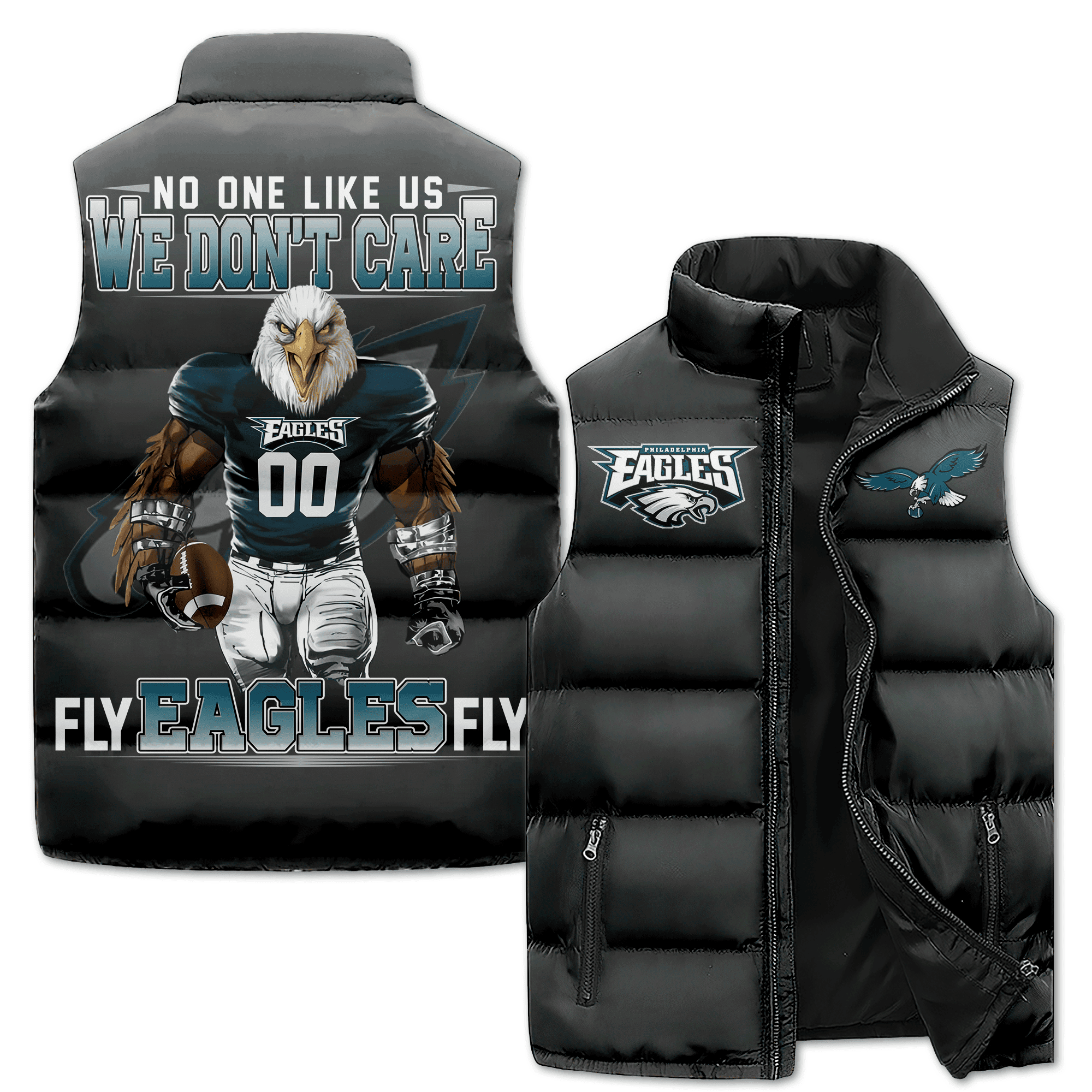 Philadelphia Eagles NFL Sleeveless Puffer Jacket