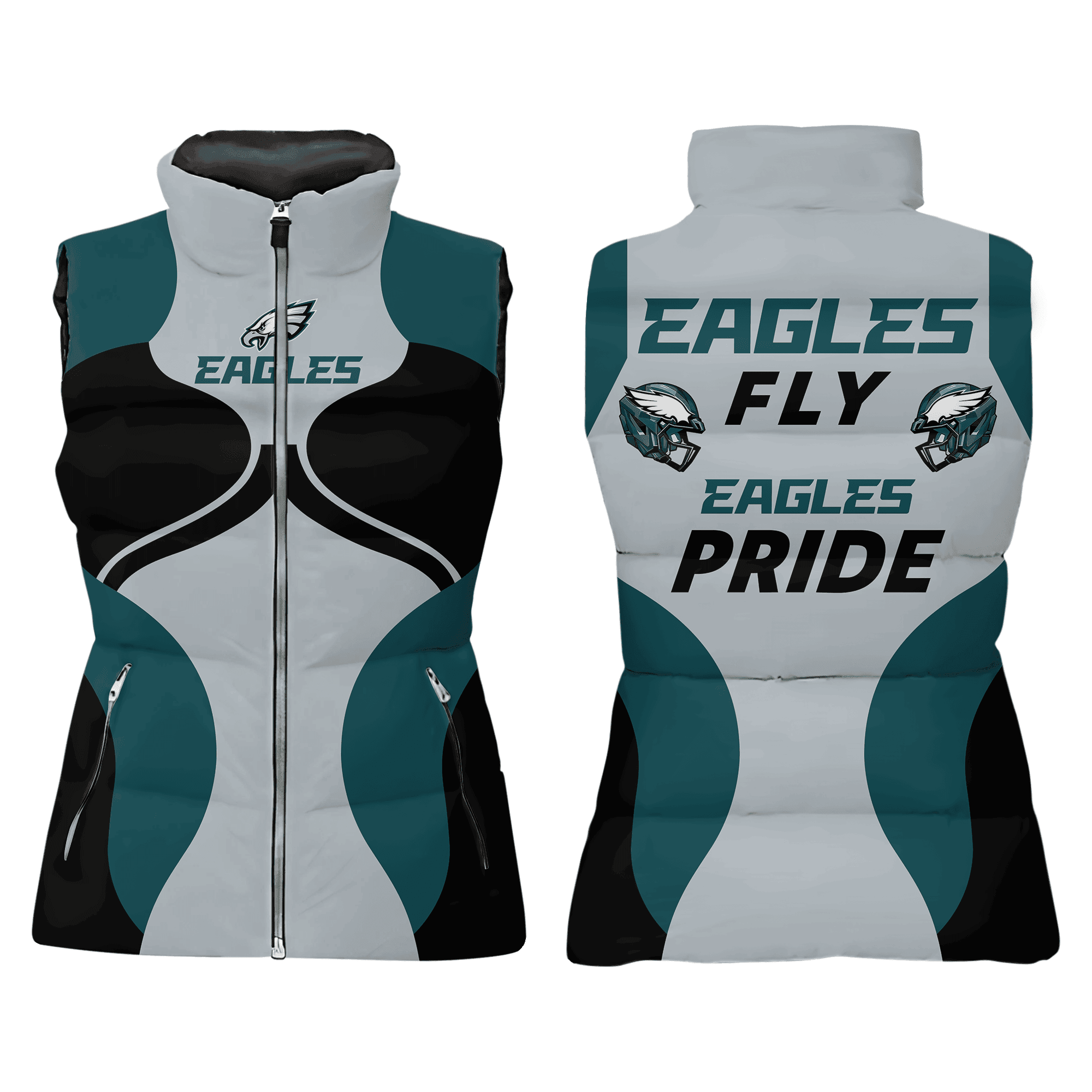 Philadelphia Eagles NFL Sleeveless Puffer Jacket