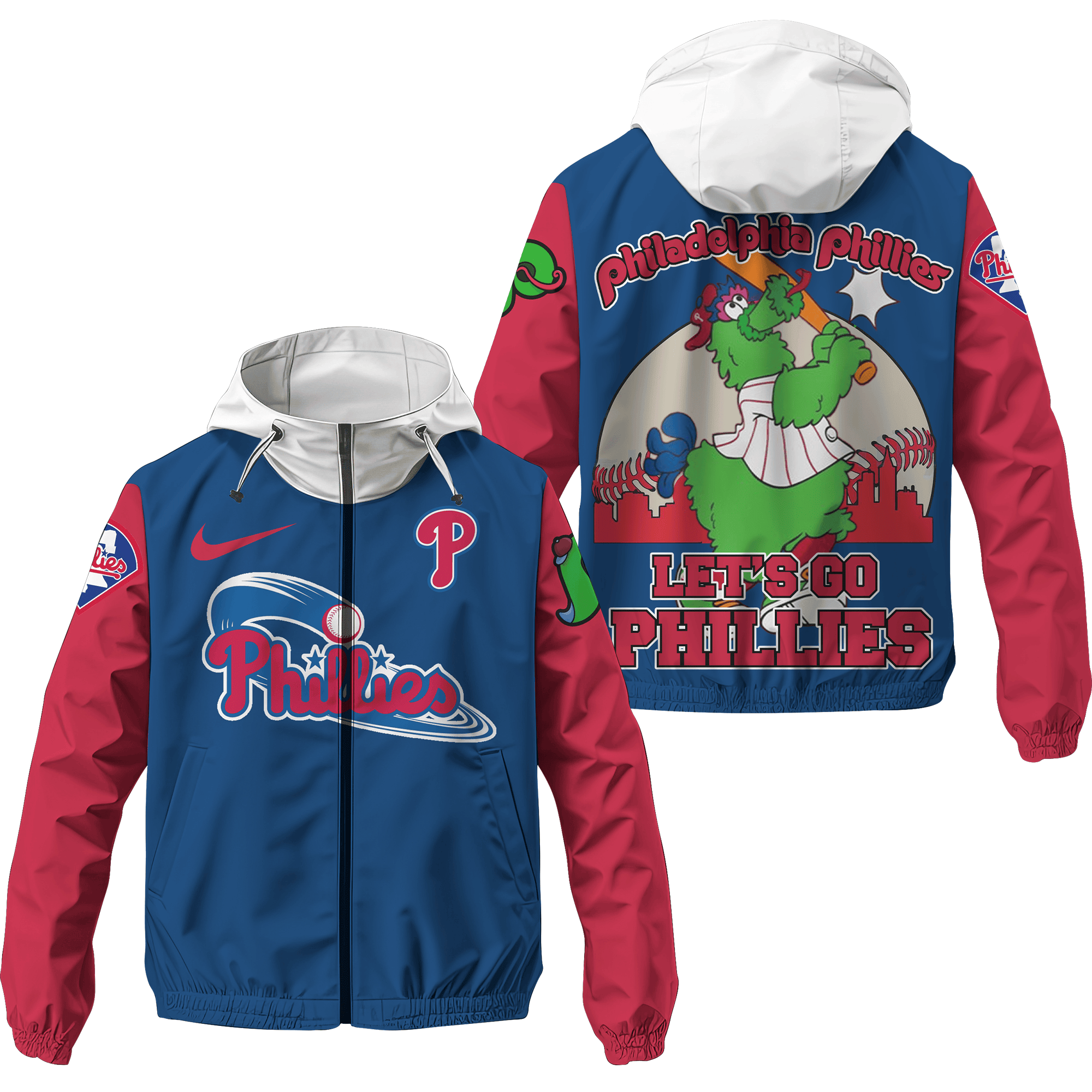 Philadelphia Phillies MLB Style Windbreaker Jacket