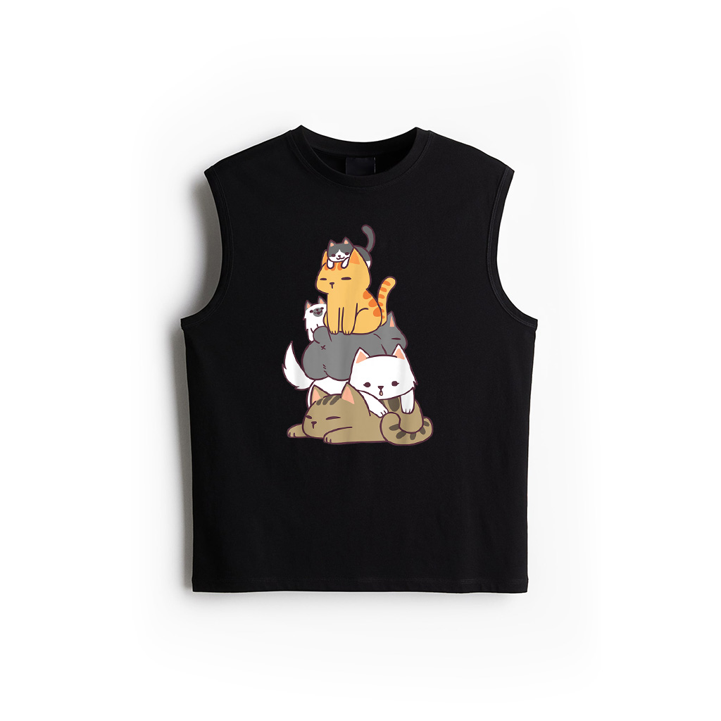Pile Of Kitty Cats Funny Cute Cat Lover Gift Tank Top