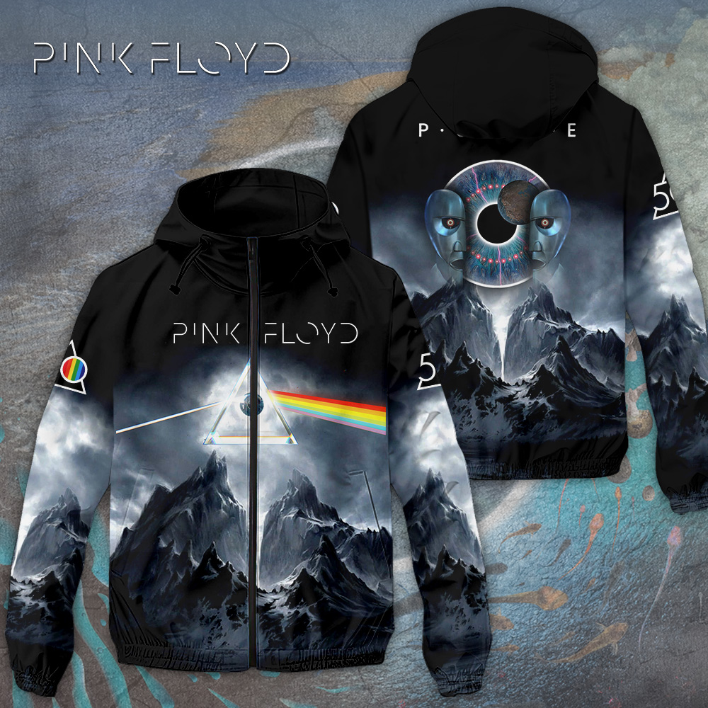 Pink Floyd Music Style Windbreaker Jacket For Fans