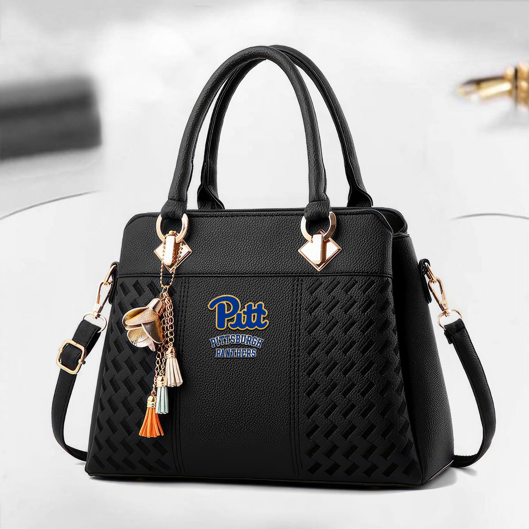 Pittsburgh Panthers Deluxe Handbag For Women 2025 Versions, Sport Deluxe Handbag, Mothers Day Gift