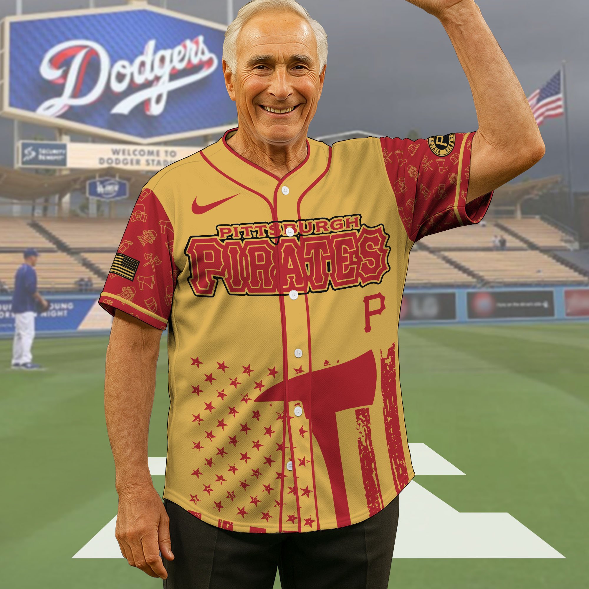 Pittsburgh Pirates Baseball Shirt X Firefighter Appreciation Night Jersey Editions Limited 2025, Baseball Shirt For Sport Fan, Sport Gifts