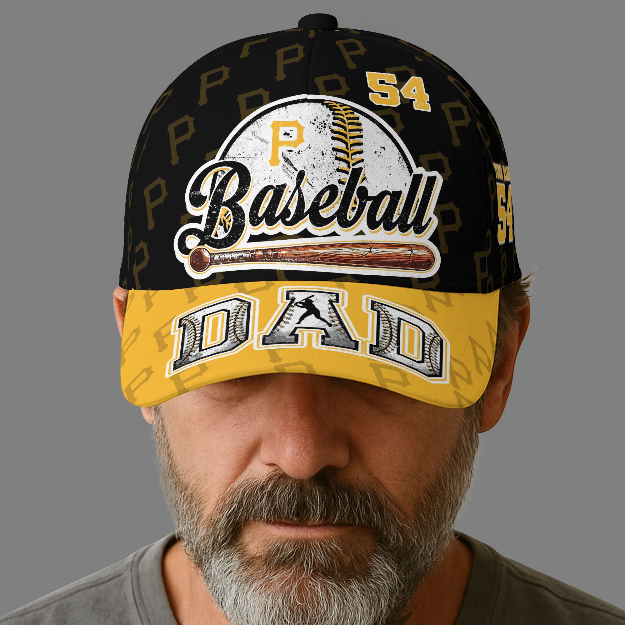 Pittsburgh Pirates Cap Custom Name And Number, Sport Cap For Fan, Fathers Day Gifts