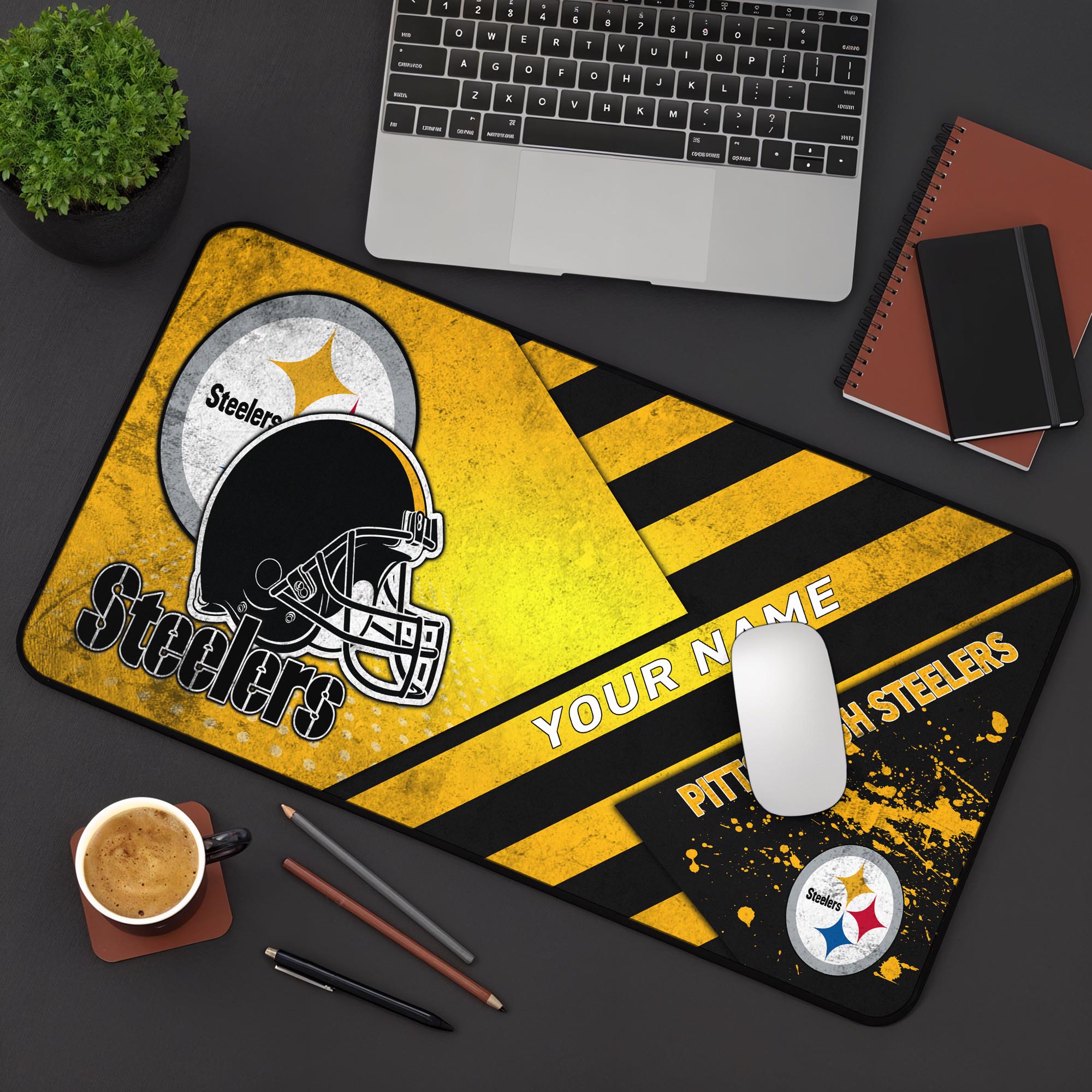 Pittsburgh Steelers 2025 Version Mouse Pad Custom Printed, Sport Team Mouse Pad, Sport Gift For Fans