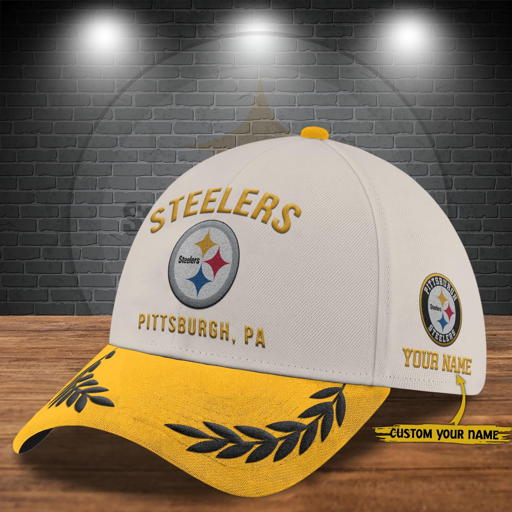 Pittsburgh Steelers Cap New 2025 Version Custom Your Name, Sport Team Cap, Sport Gift For Fans
