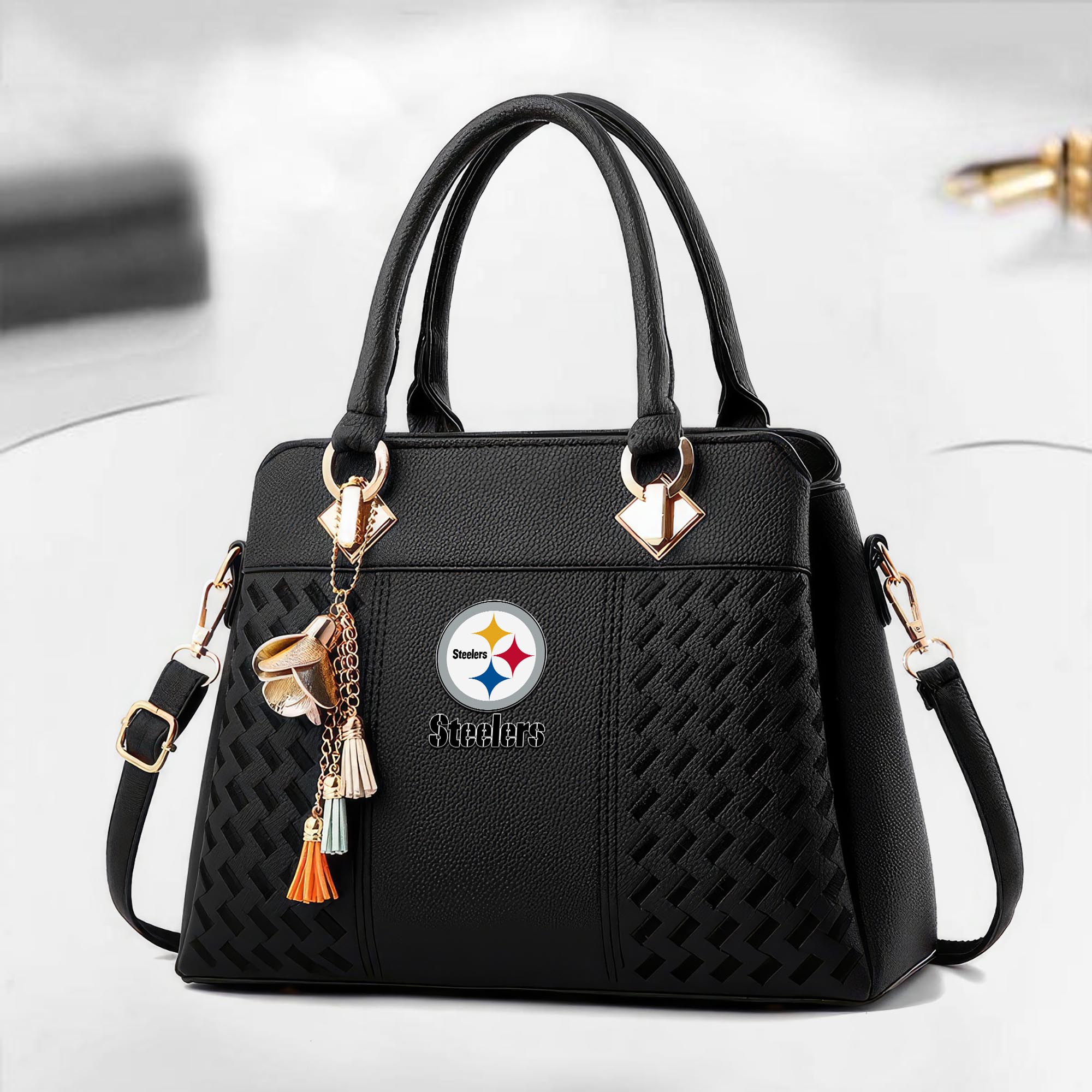 Pittsburgh Steelers Deluxe Handbag For Women 2025 Versions, Sport Deluxe Handbag, Mothers Day Gift