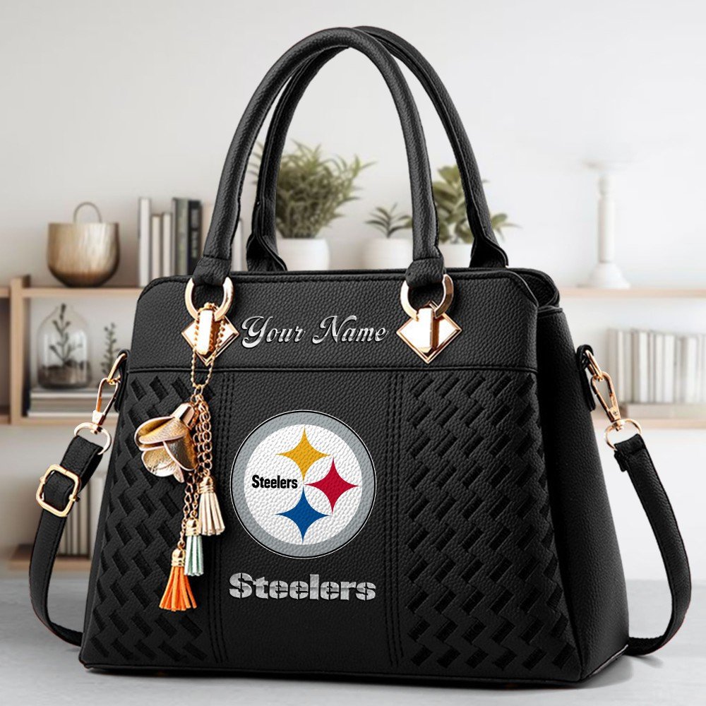 Pittsburgh Steelers Deluxe Handbag For Women Custom Name 2025 Versions, Sport Deluxe Handbag