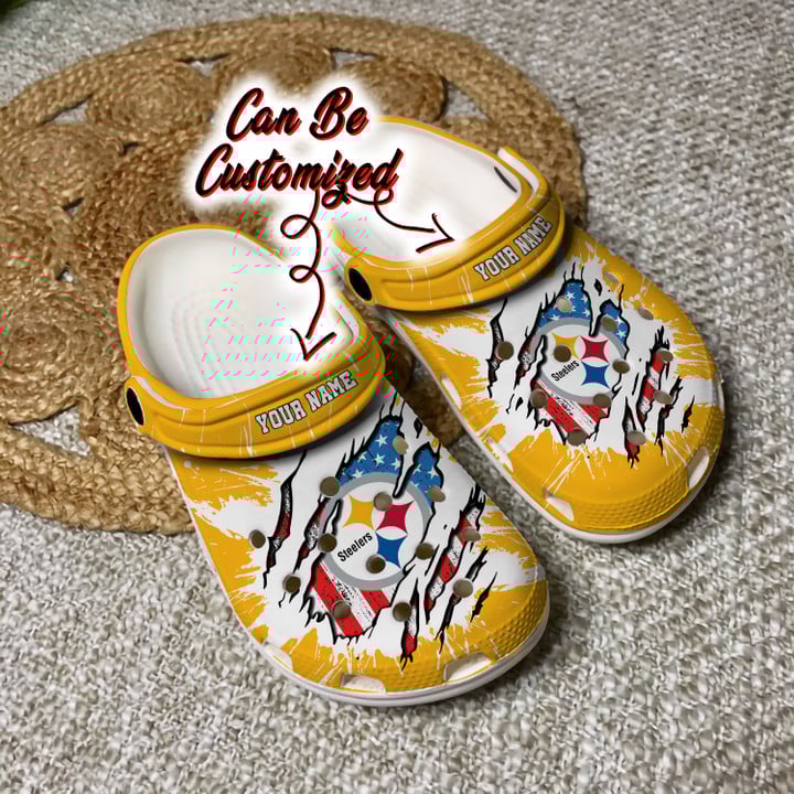 Pittsburgh Steelers Personalized Limited Clog BG240